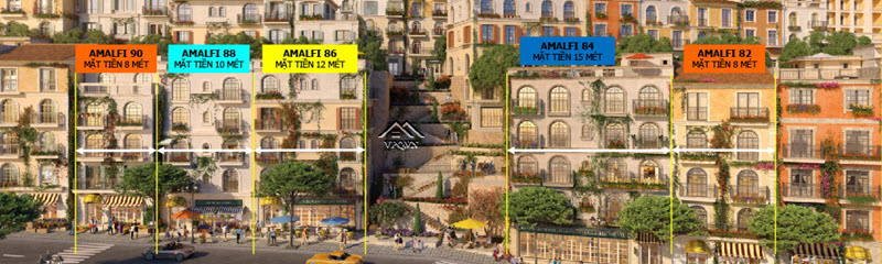 Thiết kế Shophouse The Center Phú Quốc mặt tiền 14m