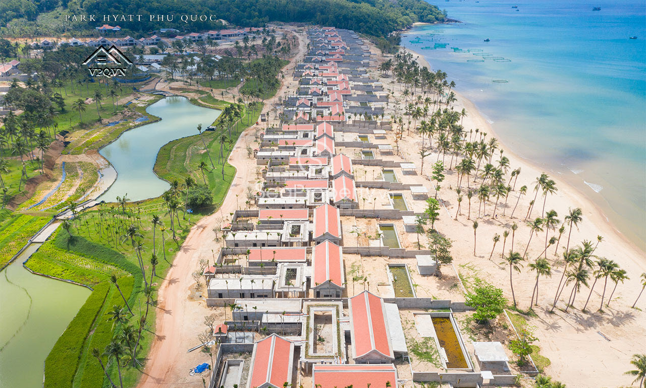 D&atilde;y biệt thự mặt biển Park Hyatt Phu Quoc