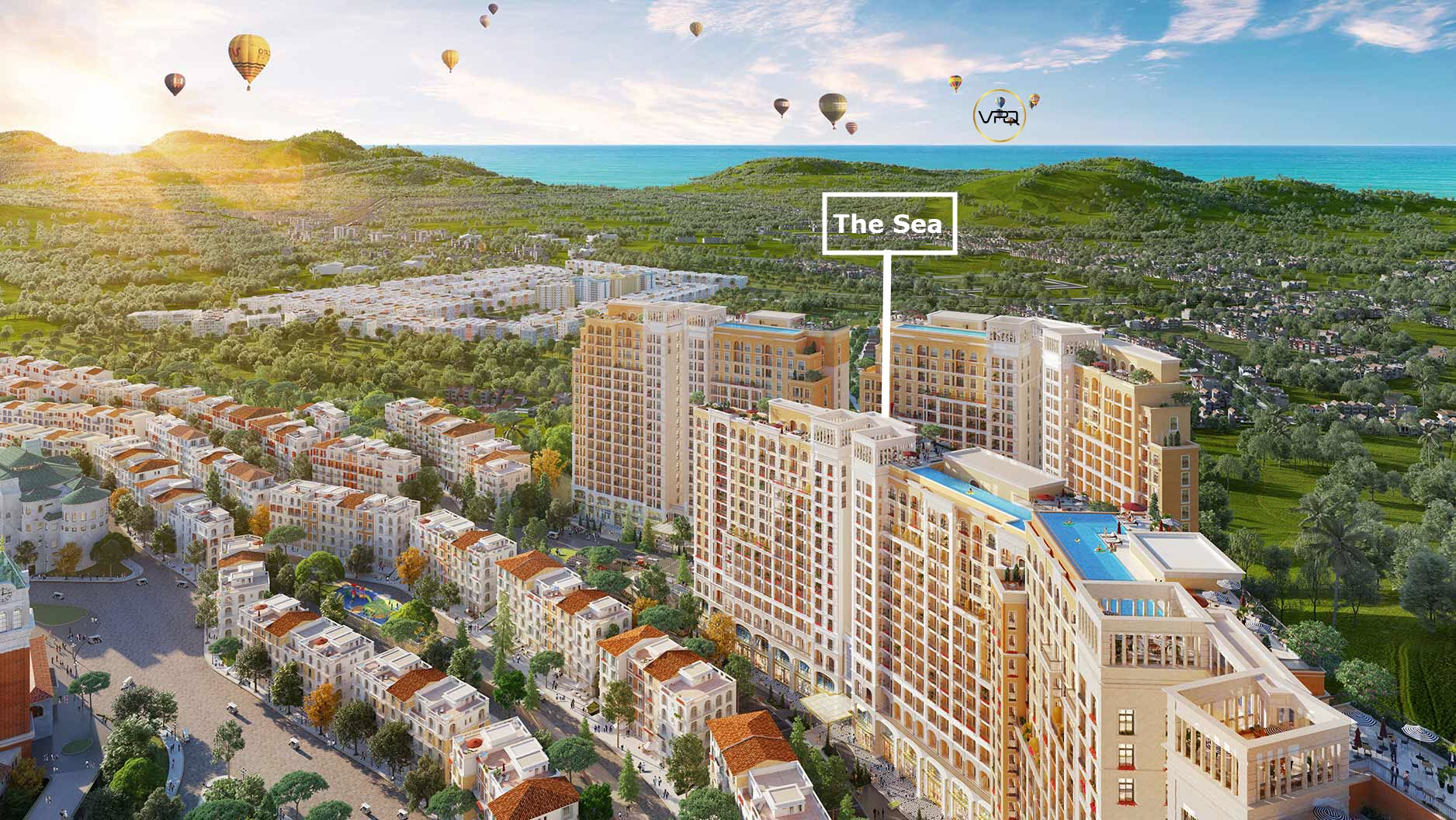 Phối cạnh căn hộ The Sea - Sun Grand City Hillside Residence