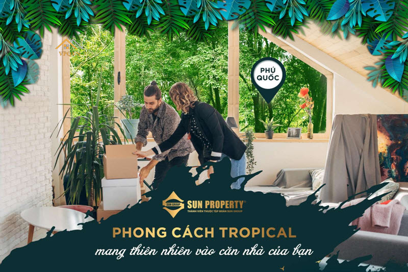 Phong c&aacute;ch Tropical mang thi&ecirc;n nhi&ecirc;n v&agrave;o căn nh&agrave; của bạn