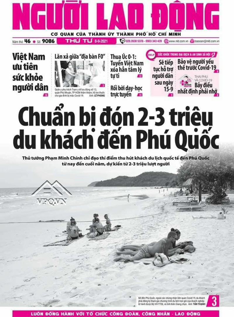 Ph&uacute; Quốc chuẩn bị đ&oacute;n 2,3 triệu lượt kh&aacute;ch du lịch 2021