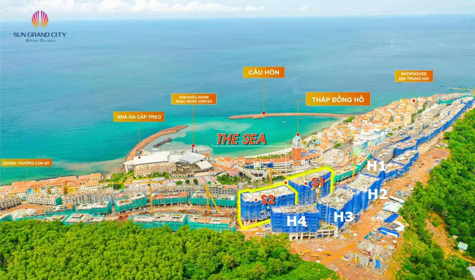 Hình ảnh thực tế dự án Sun Grand City Hillside Residence
