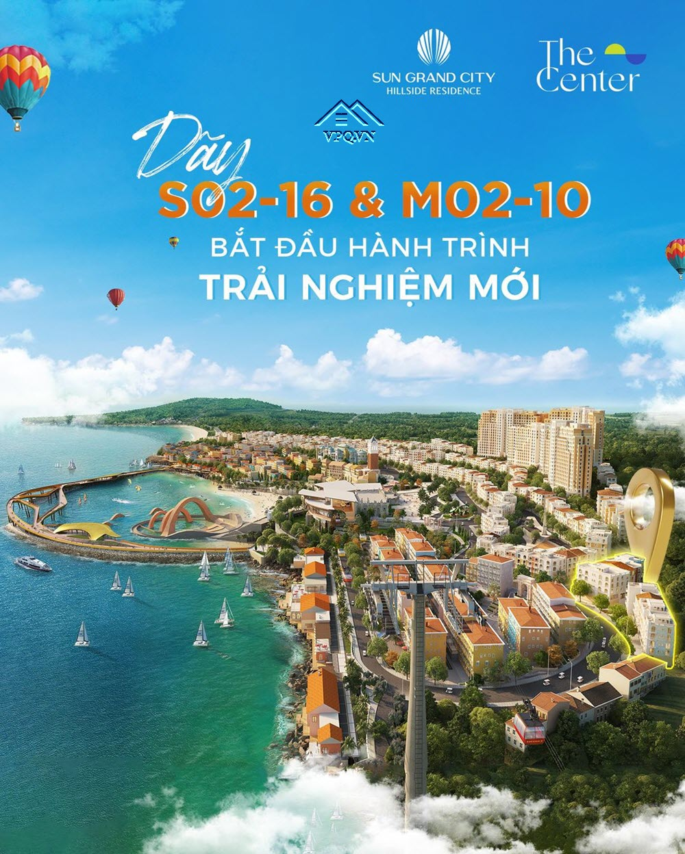 Dãy S02-16 & M02-10 The Center: Bắt đầu hành trình mới