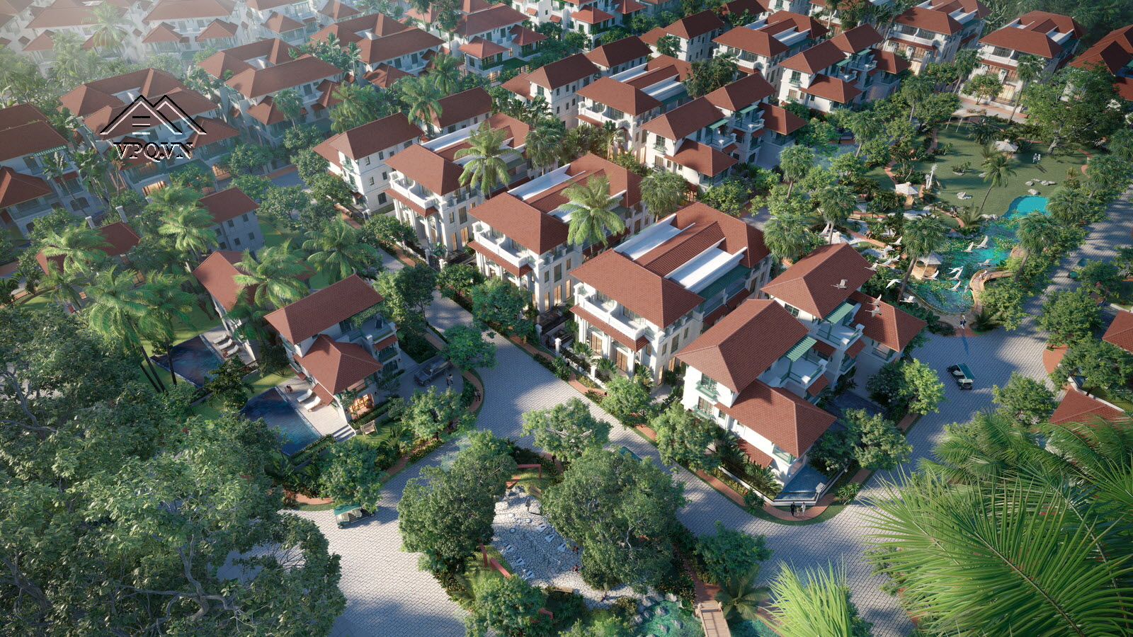 Biệt thự l&agrave;ng nhiệt đới Ph&uacute; Quốc Sun Tropical Village