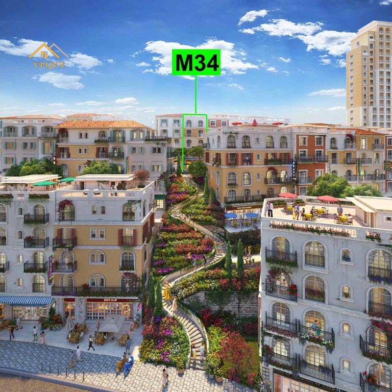 Shophouse Địa Trung Hải M34 - The Center: Đẹp- độc- đỉnh