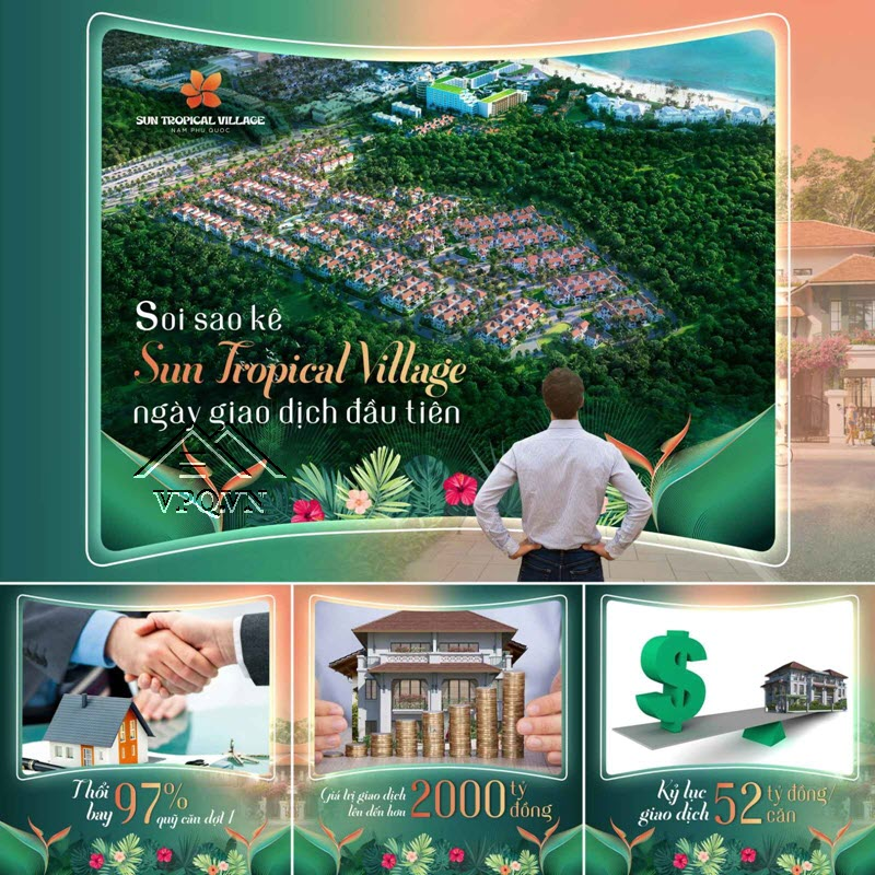 "Soi Sao K&ecirc;" booking Sun Tropical Village Ph&uacute; Quốc