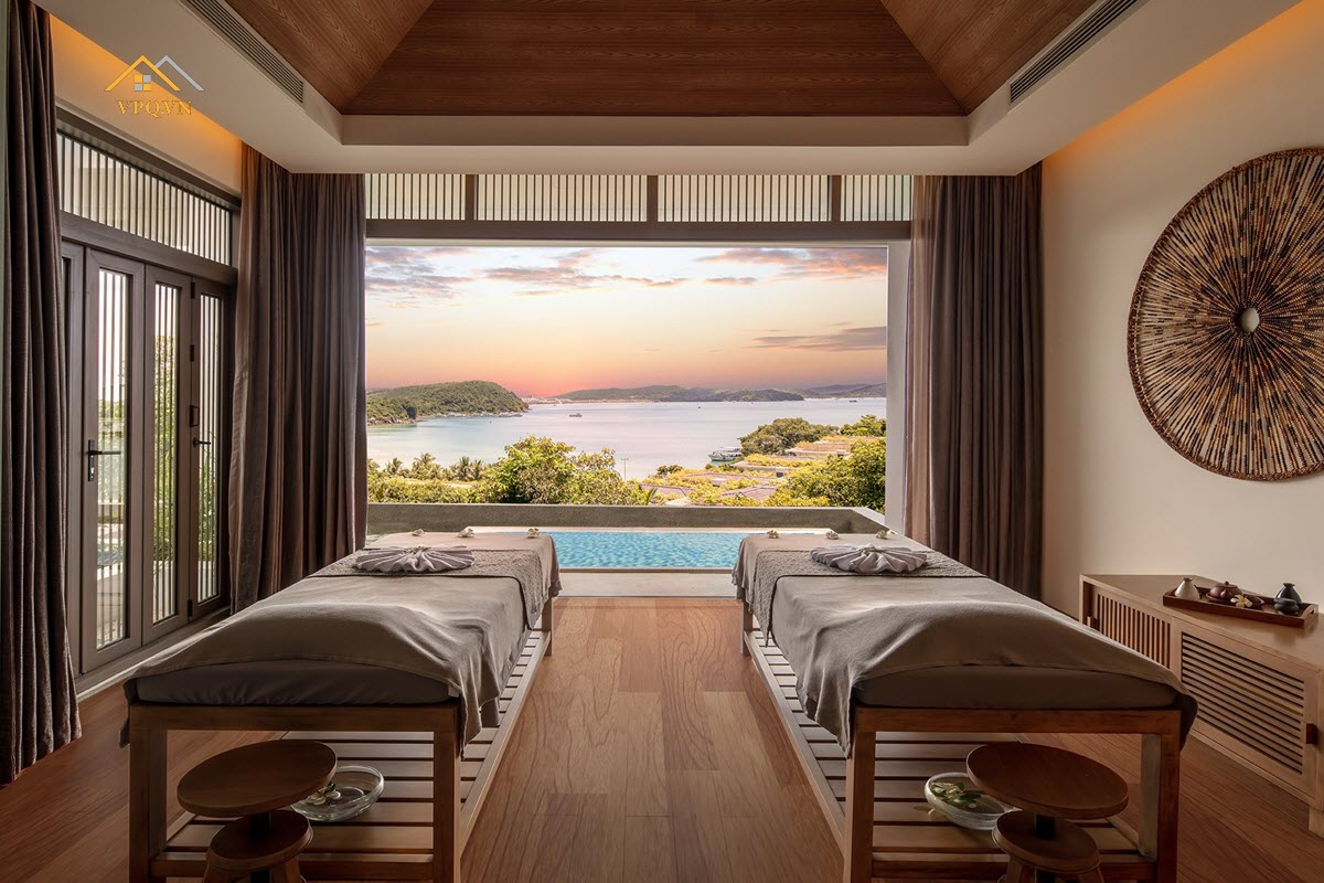 Phòng Spa tại biệt thự Mũi Ông Đội
