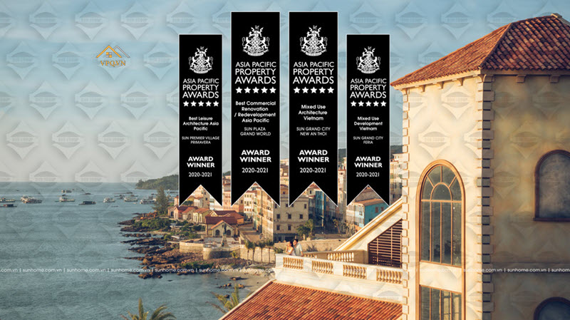 Sun Property li&ecirc;n tiếp nhận 04 giải thương danh gi&aacute; tại Asia Pacific Property Awards - APPA