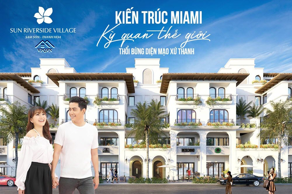 Kiến tr&uacute;c kỳ quan của Sun Riverside Village Sầm Sơn