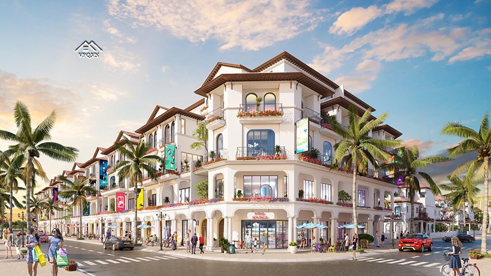 Phối cảnh shophouse Sun Riverside Village Sầm Sơn