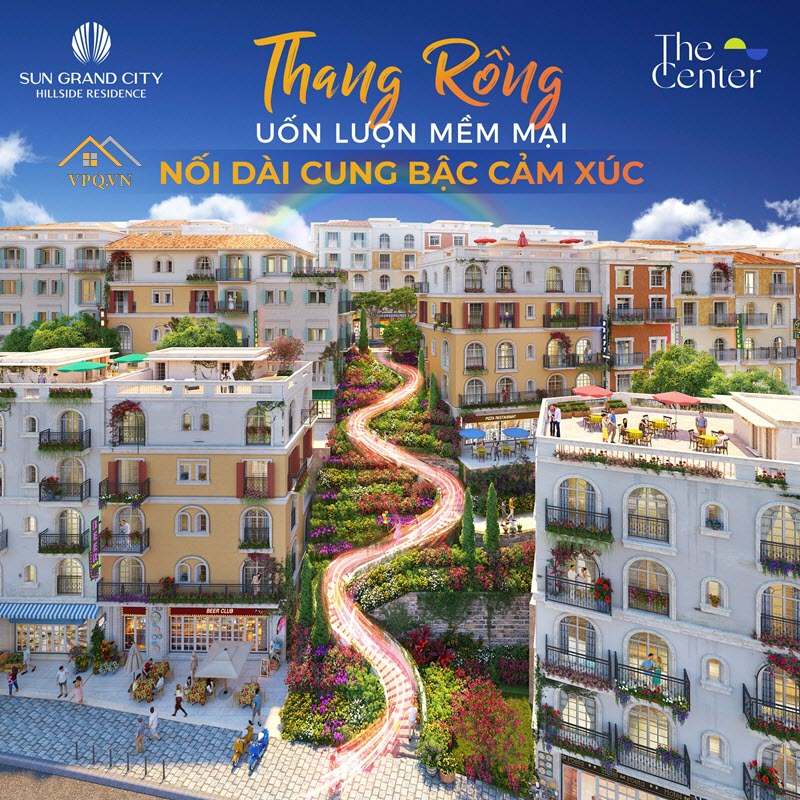 "Thang Rồng" Địa Trung Hải - Phân khu Shophouse The Center
