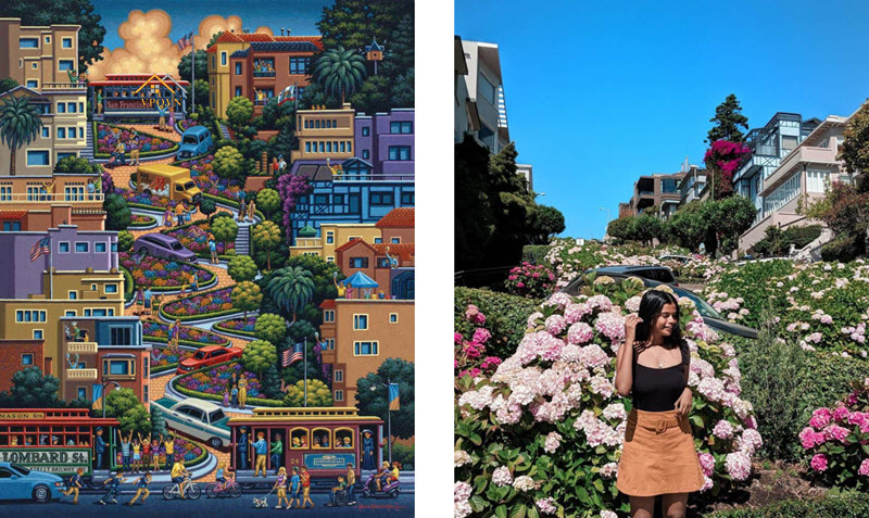 Niềm cảm hứng Lombard Street để xuất hiện Thang Rồng Địa Trung Hải Phú Quốc