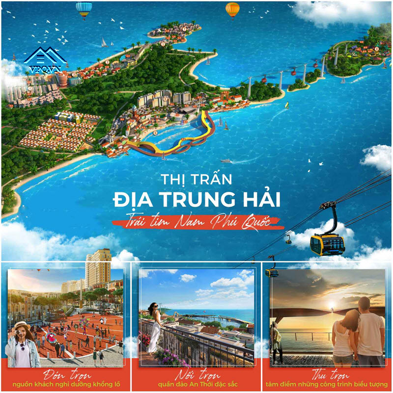 Thị trấn Địa Trung Hải - tr&aacute;i tim Ph&uacute; Quốc