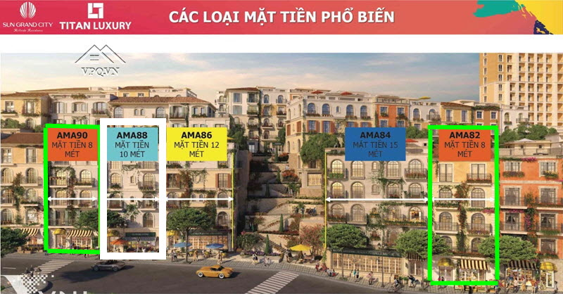 Thiết kế Shophouse The Center Phú Quốc mặt tiền 10m