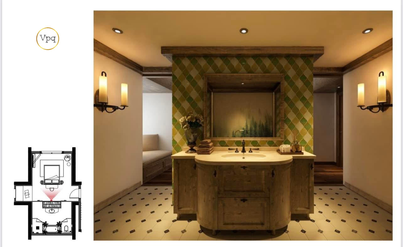 Thiết kế phòng làm việc song lập biệt thự Serena Valley Thanh Lanh