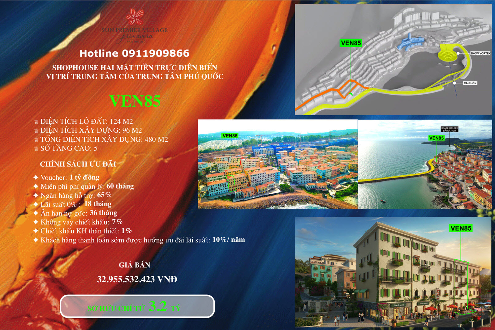 Thông tin chi tiết VEN 85 Shophouse Địa Trung Hải