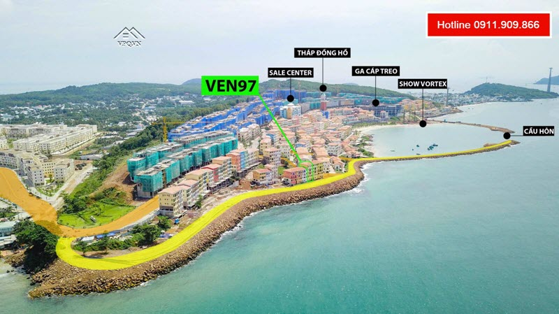 VEN97 - Shophouse Địa Trung Hải: Mặt Biển Trực Diện