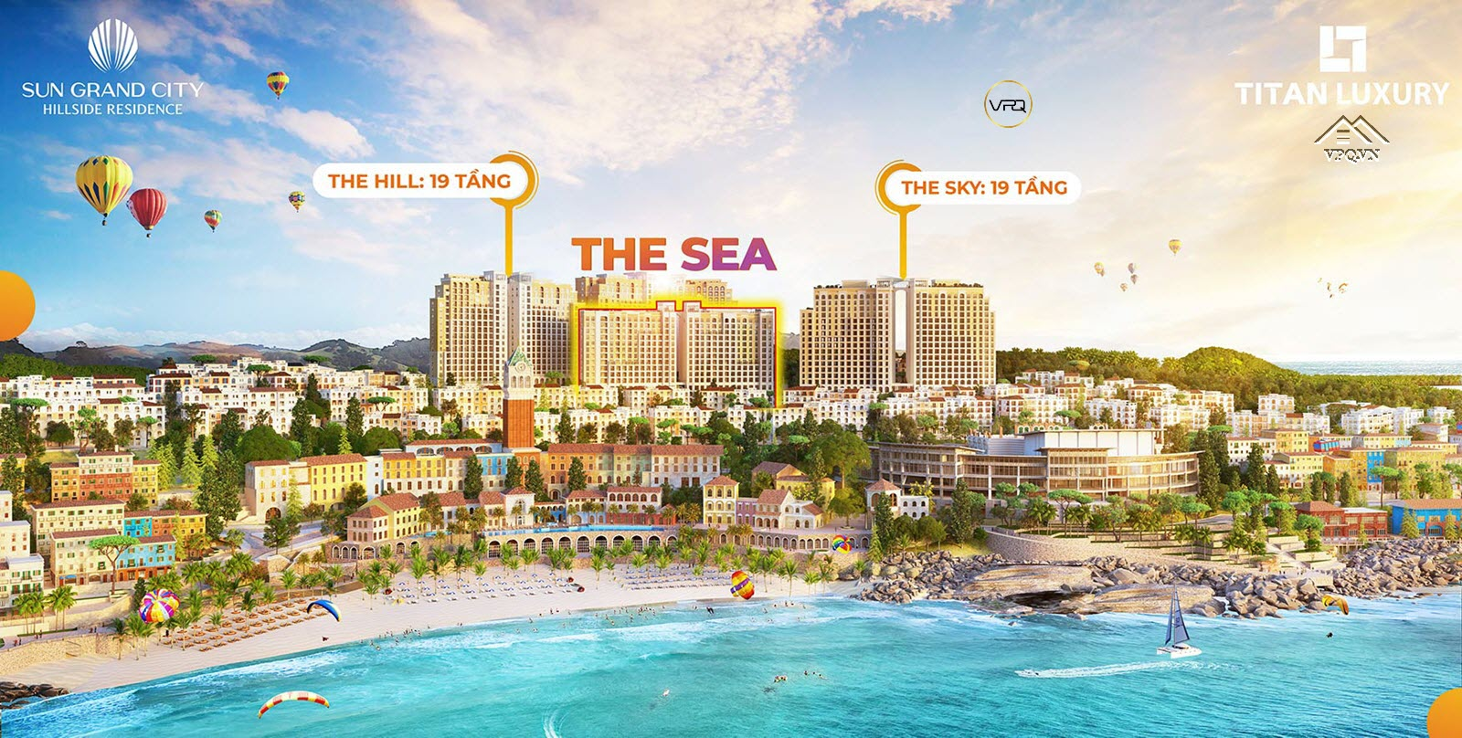 Vị trí The Sea - Sun Grand City Hillside Residence