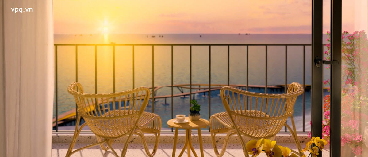 Góc view từ căn hộ Hillisde - một biểu tượng vuơn cao cùng thành phố Phú Quốc