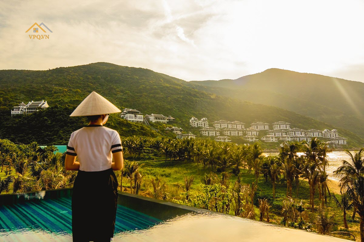 Lối kiến trúc độc đáo trong khung cảnh tuyệt mỹ của cảnh quan thiên nhiên tại InterContinental Danang Sun Peninsula Resort