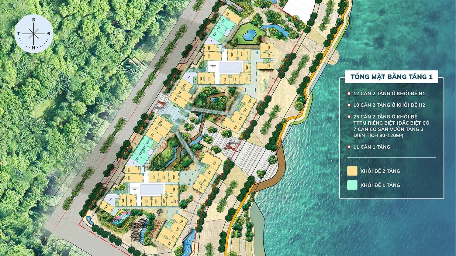 Shophouse khối đế Haven Park MB tầng 1