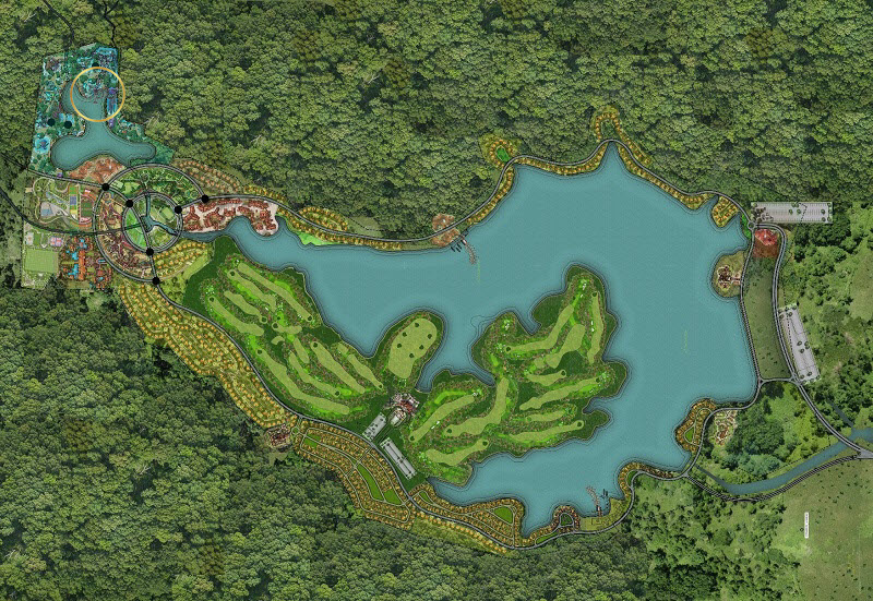 Quy hoạch tổng thể kiến trúc cảnh quan dự án khu sinh thái nghỉ dưỡng Serena Valley