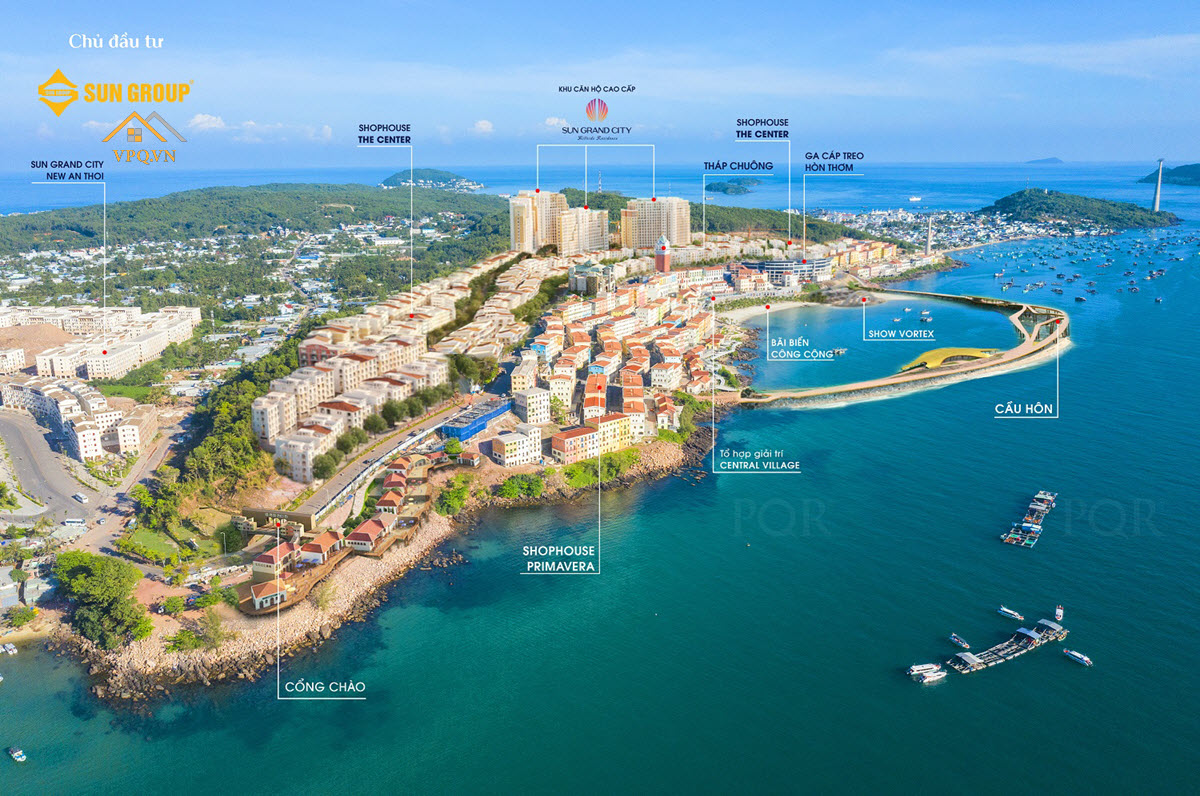 Vị tr&iacute; Sun Premier Village Primavera trong hệ sinh th&aacute;i Sun Group Ph&uacute; Quốc