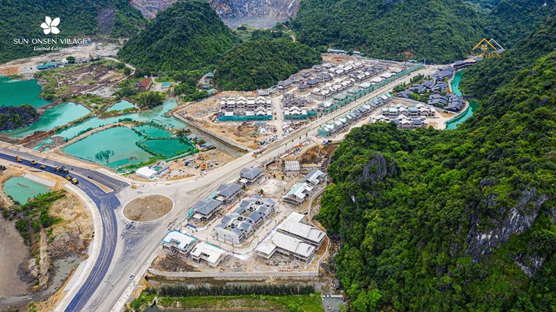Tiến độ biệt thự Sun Onsen Village Limited Edition Quang Hanh-1