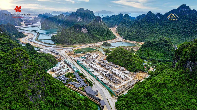 Tiến độ biệt thự Sun Onsen Village Limited Edition Quang Hanh
