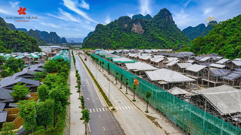 Tiến độ biệt thự Sun Onsen Village Limited Edition Quang Hanh