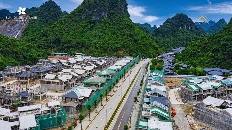 Tiến độ biệt thự Sun Onsen Village Limited Edition Quang Hanh