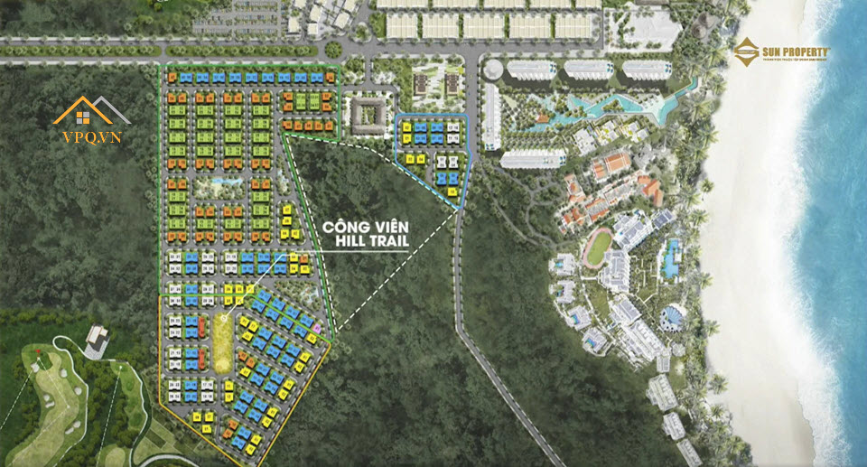 C&ocirc;ng vi&ecirc;n Hill-Trail 1.760m2 l&agrave; một trong 4 c&ocirc;ng vi&ecirc;n nội khu của Sun Tropical Village Ph&uacute; Quốc