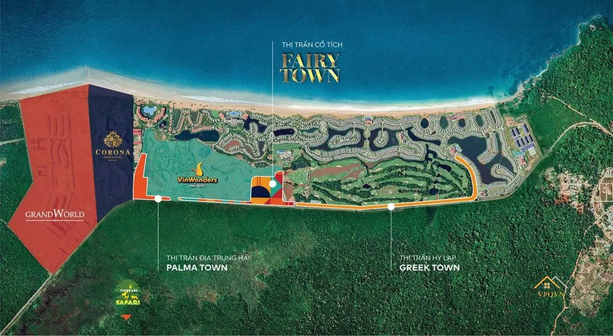 Thị trấn cổ tích Fair Town Phú Quốc