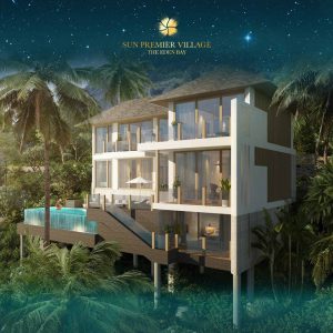 Phối cảnh biệt thự b&igrave;a rừng VIP50 Sun Premier Village The Eden Bay