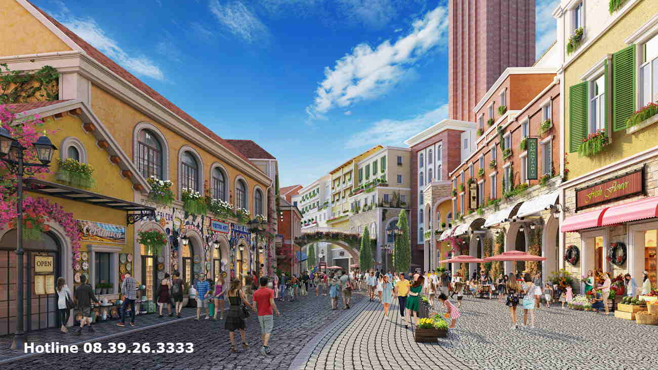 Shophouse Địa Trung Hải kỳ công với nghệ thuật theming giả cổ