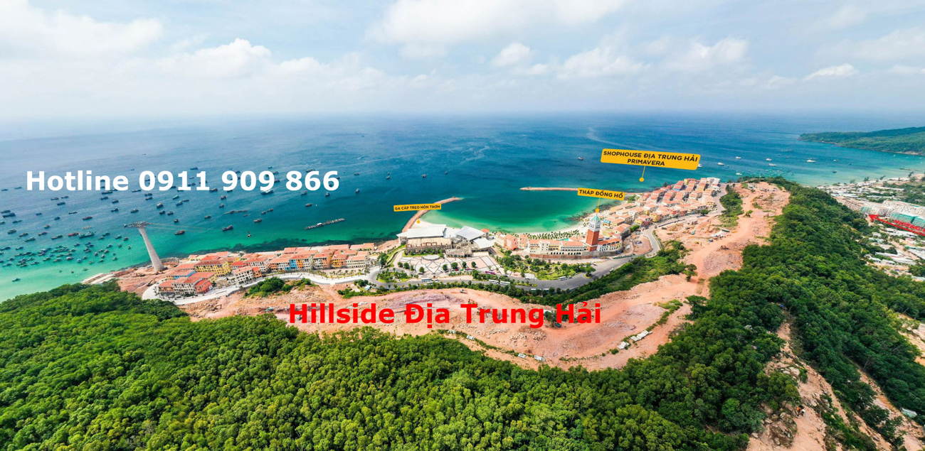 Tầm view kho&aacute;ng đạt trực diện biển từ căn hộ Hillside Địa Trung Hải