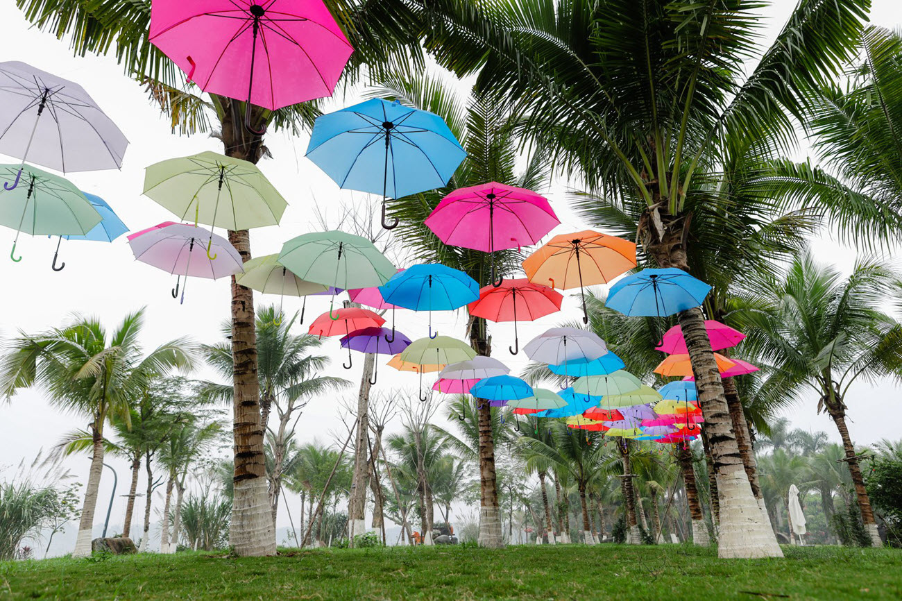 Bạn đ&atilde; thấy th&uacute; vị với những chiếc &ocirc; trong xứ xở thơ mộng trong khu đ&ocirc; thị triệu c&acirc;y xanh Ecopark