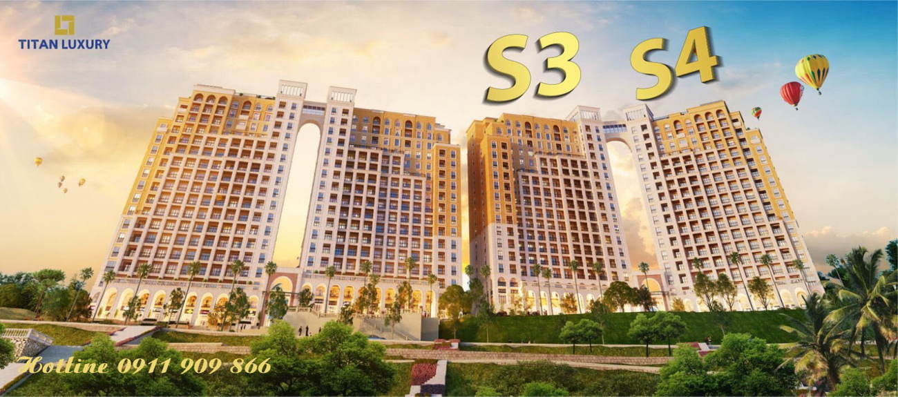 Phối cảnh 2 tòa S3, S4 Sun Grand City Hillside Residence vừa ra mắt