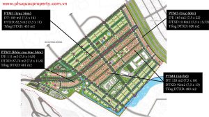 Mặt bằng vị trí căn và các loại diện tích của nhà phố thương mại New An Thới.