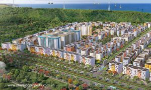 Cổng vào khu đô thị Sun Grand City New An Thới - Nam Phú Quốc.