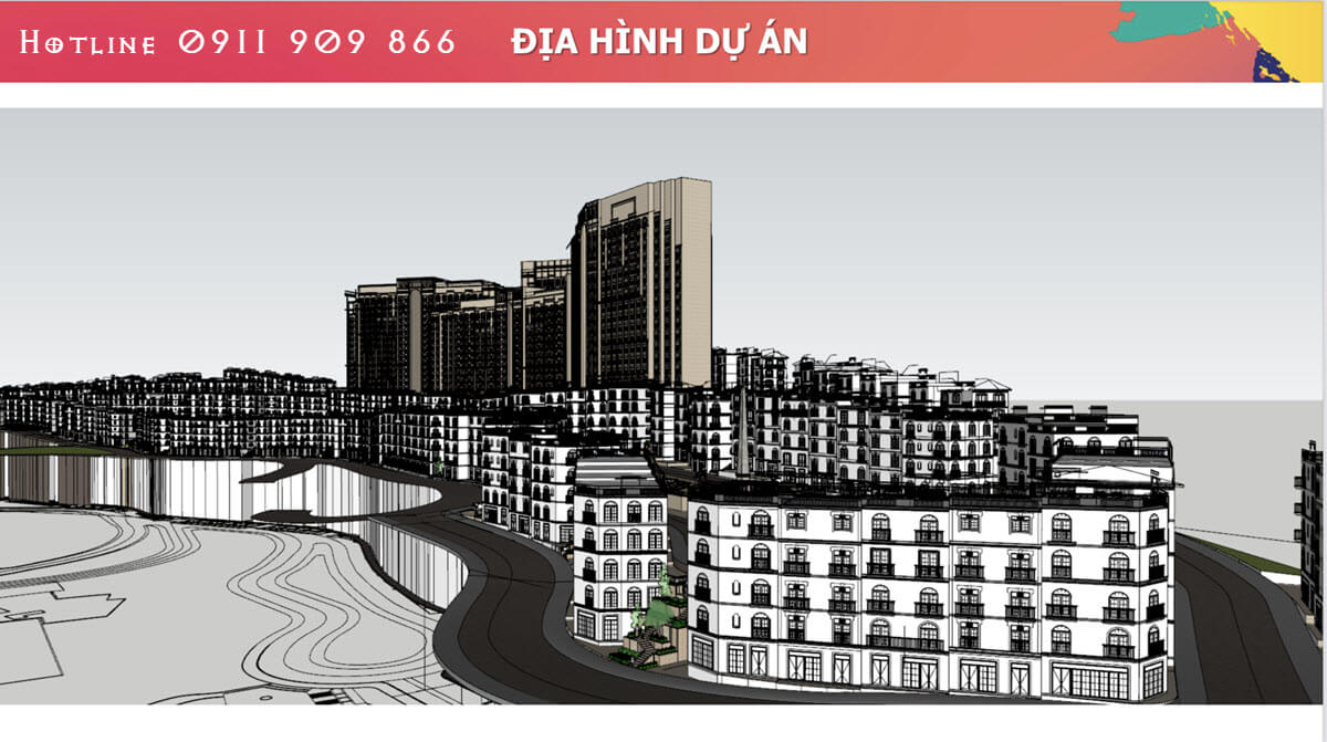 Địa hình Shophouse Center Địa Trung Hải từ căn Sorento 18 - 24